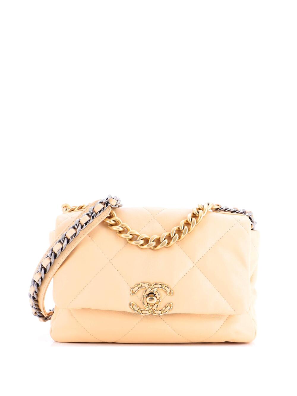 Chanel 19 Flap Bag Quilted Leather #256629C48B